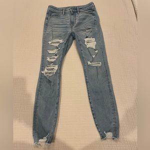 American Eagle Outfitters Super Hi-Rise Jegging 360 Next Level Stretch EUC 6
